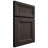 Shiloh Cabinetry Full Overlay Windsor White Oak Quarter Sawn Morel Door