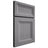 Shiloh Cabinetry Full Overlay Windsor White Oak Quarter Sawn Sterling Door