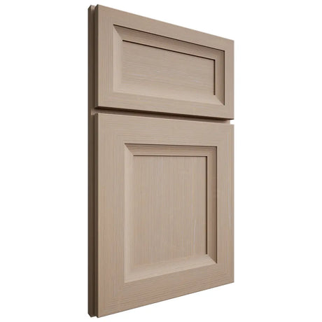 Shiloh Cabinetry Full Overlay Windsor White Oak Quarter Sawn Straw Door