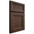 Shiloh Cabinetry Full Overlay Windsor White Oak Rift Cut Braun Door