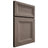 Shiloh Cabinetry Full Overlay Windsor White Oak Rift Cut Clay Door