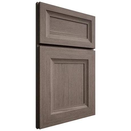 Shiloh Cabinetry Full Overlay Windsor White Oak Rift Cut Clay Door