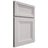 Shiloh Cabinetry Full Overlay Windsor White Oak Rift Cut Cotton Door