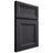 Shiloh Cabinetry Full Overlay Windsor White Oak Rift Cut Harbor Door