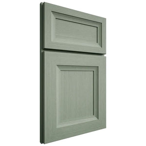 Shiloh Cabinetry Full Overlay Windsor White Oak Rift Cut Moss Door