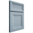 Shiloh Cabinetry Full Overlay Windsor White Oak Rift Cut Sky Door