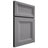 Shiloh Cabinetry Full Overlay Windsor White Oak Rift Cut Sterling Door