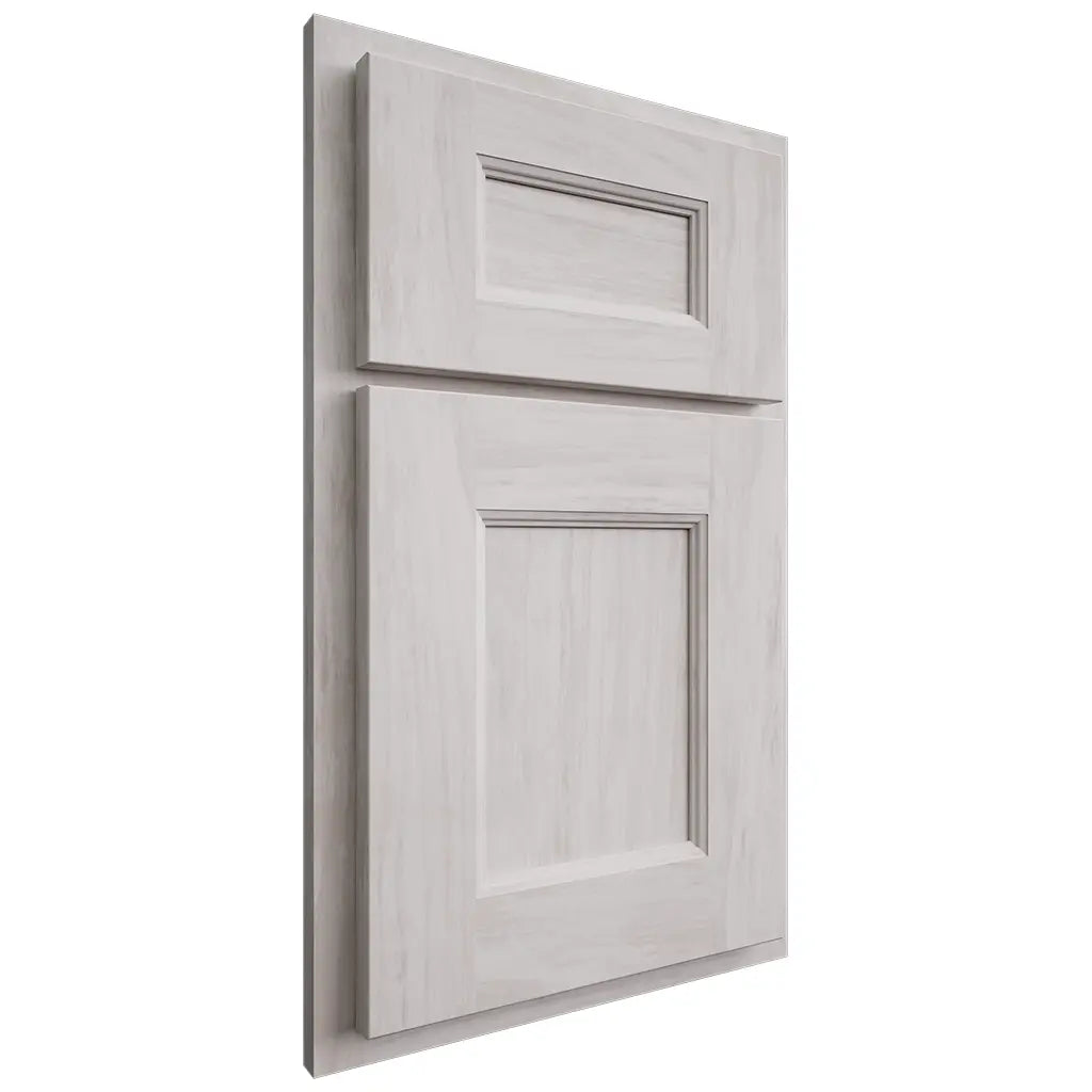 Shiloh Cabinetry Partial Overlay Aspen Alder Plain Cut Cotton Door