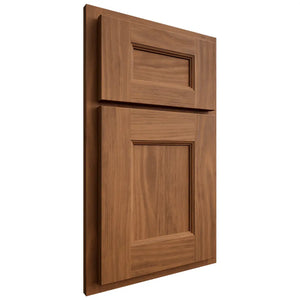 Shiloh Cabinetry Partial Overlay Aspen Cherry Plain Cut Coffee Door