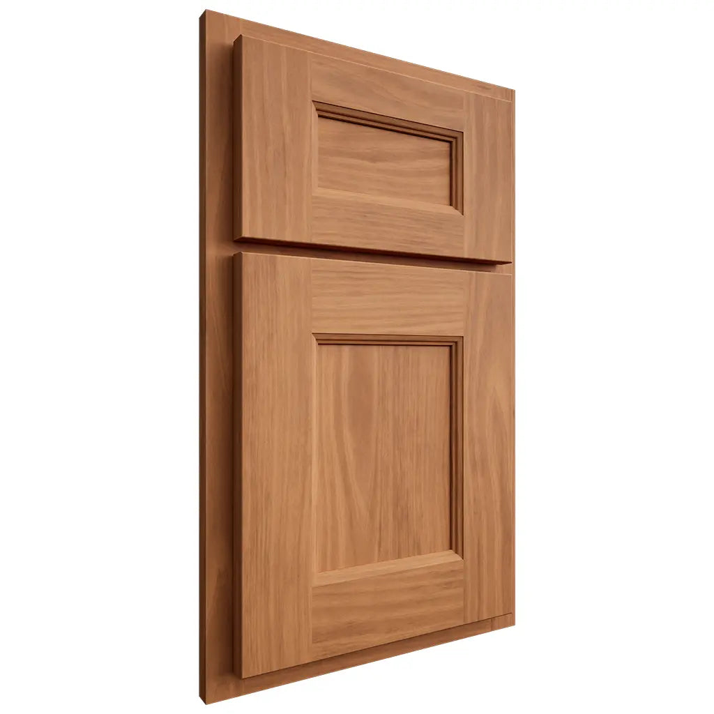 Shiloh Cabinetry Partial Overlay Aspen Cherry Plain Cut Medium Door