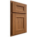 Shiloh Cabinetry Partial Overlay Aspen Hickory Plain Cut Chestnut Door