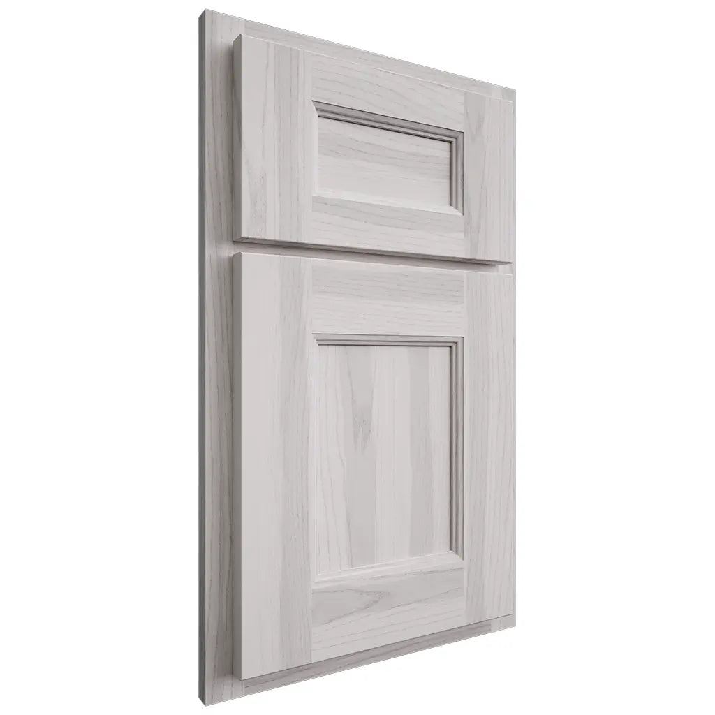 Shiloh Cabinetry Partial Overlay Aspen Hickory Plain Cut Cotton Door