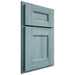 Shiloh Cabinetry Partial Overlay Aspen Hickory Plain Cut Sky Door