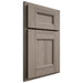 Shiloh Cabinetry Partial Overlay Aspen Hickory Plain Cut Sterling Door