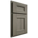 Shiloh Cabinetry Partial Overlay Aspen Hickory Plain Cut Thyme Door