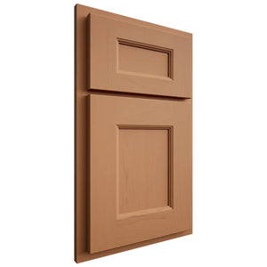 Shiloh Cabinetry Partial Overlay Aspen Maple Plain Cut Cashmere Door