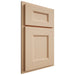 Shiloh Cabinetry Partial Overlay Aspen Maple Plain Cut Natural Door