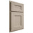 Shiloh Cabinetry Partial Overlay Aspen Maple Plain Cut Pebble Door