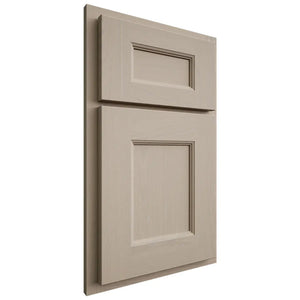 Shiloh Cabinetry Partial Overlay Aspen Maple Plain Cut Pebble Door