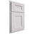 Shiloh Cabinetry Partial Overlay Aspen Paintable Arctic Door