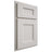 Shiloh Cabinetry Partial Overlay Aspen Paintable Beige Door