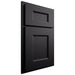 Shiloh Cabinetry Partial Overlay Aspen Paintable Black Door