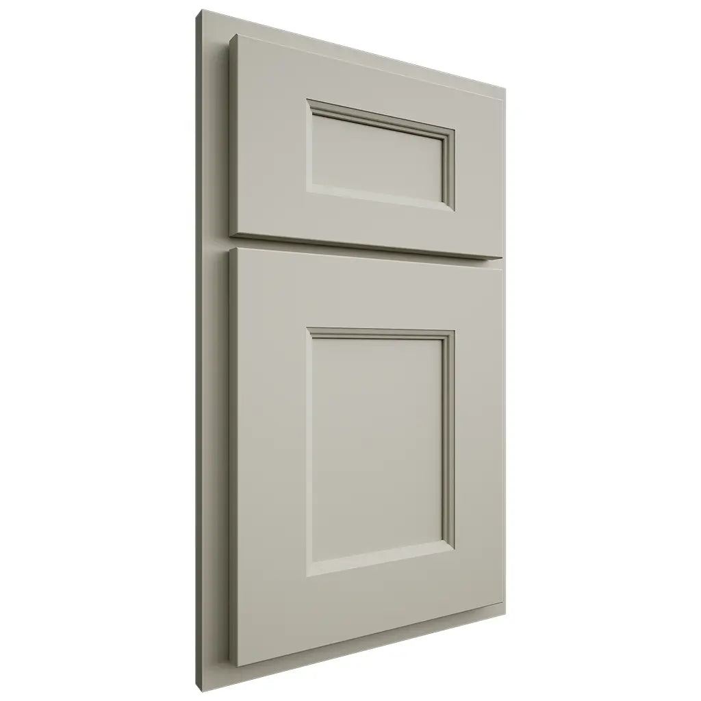 Shiloh Cabinetry Partial Overlay Aspen Paintable Clary Sage Door