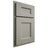 Shiloh Cabinetry Partial Overlay Aspen Paintable Evergreen Fog Door