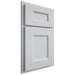 Shiloh Cabinetry Partial Overlay Aspen Paintable Niebla Azul Door