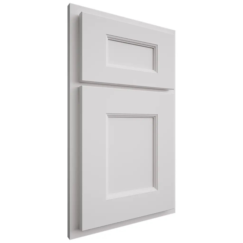 Shiloh Cabinetry Partial Overlay Aspen Paintable Polar Door