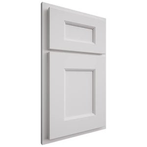 Shiloh Cabinetry Partial Overlay Aspen Paintable Polar Door