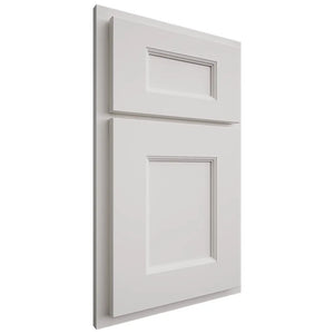 Shiloh Cabinetry Partial Overlay Aspen Paintable Soft White Door