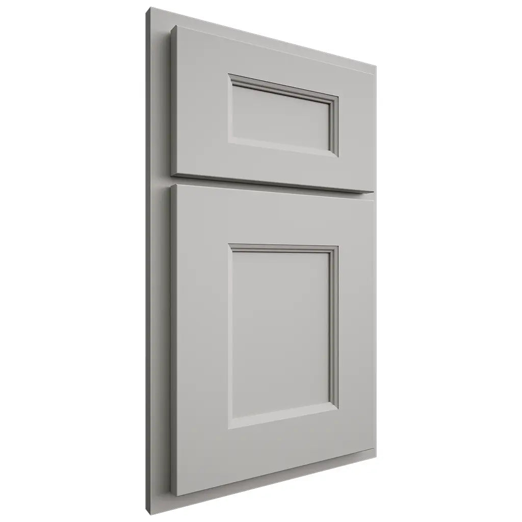 Shiloh Cabinetry Partial Overlay Aspen Paintable Unusual Gray Door