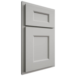 Shiloh Cabinetry Partial Overlay Aspen Paintable Unusual Gray Door