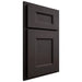 Shiloh Cabinetry Partial Overlay Aspen Poplar Plain Cut Carbon Door