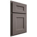 Shiloh Cabinetry Partial Overlay Aspen Poplar Plain Cut Heatherstone Door