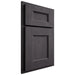 Shiloh Cabinetry Partial Overlay Aspen Red Oak Plain Cut Harbor Door