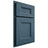 Shiloh Cabinetry Partial Overlay Aspen Red Oak Plain Cut Hudson Door