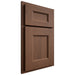 Shiloh Cabinetry Partial Overlay Aspen Walnut Plain Cut Natural Door