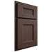 Shiloh Cabinetry Partial Overlay Aspen White Oak Plain Cut Dusk Door