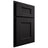 Shiloh Cabinetry Partial Overlay Aspen White Oak Plain Cut Espresso Door