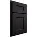 Shiloh Cabinetry Partial Overlay Aspen White Oak Plain Cut Espresso Door