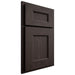 Shiloh Cabinetry Partial Overlay Aspen White Oak Plain Cut Morel Door