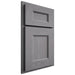 Shiloh Cabinetry Partial Overlay Aspen White Oak Plain Cut Sterling Door