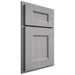 Shiloh Cabinetry Partial Overlay Aspen White Oak Plain Cut Stratus Door