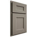 Shiloh Cabinetry Partial Overlay Aspen White Oak Plain Cut Thyme Door