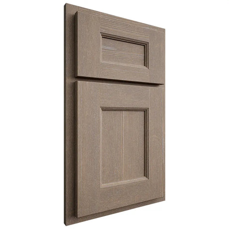 Shiloh Cabinetry Partial Overlay Aspen White Oak Quarter Sawn Almond Door