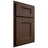 Shiloh Cabinetry Partial Overlay Aspen White Oak Quarter Sawn Braun Door