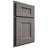 Shiloh Cabinetry Partial Overlay Aspen White Oak Quarter Sawn Flagstone Door