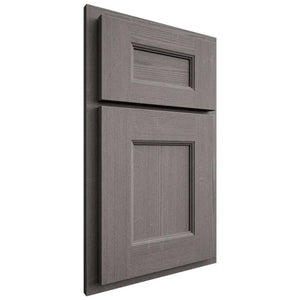 Shiloh Cabinetry Partial Overlay Aspen White Oak Quarter Sawn Flagstone Door